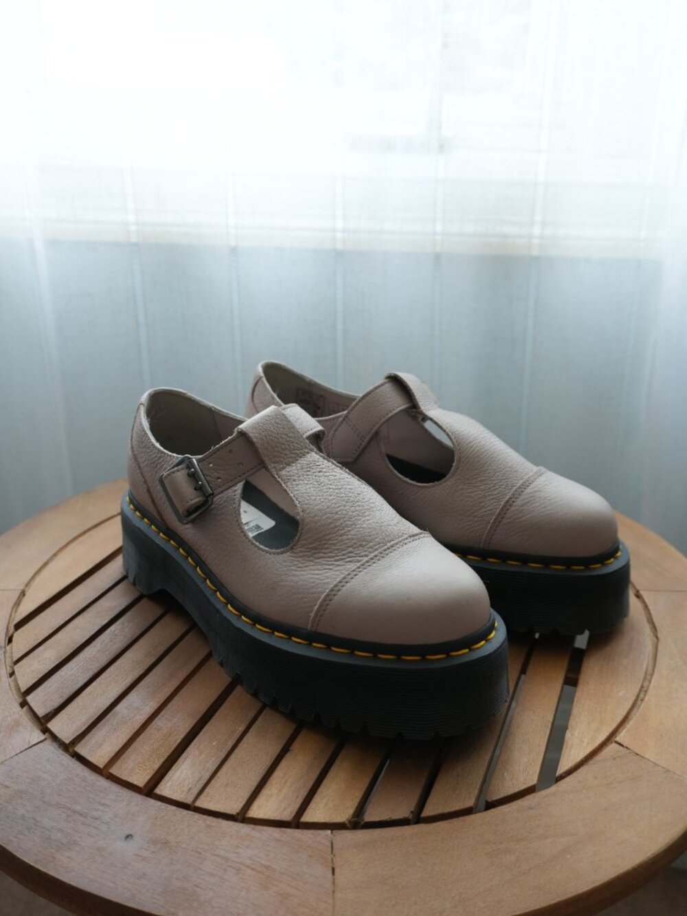Dr. Martins Bethan Pisa Leather Platform Mary Jane Shoes